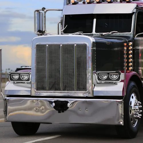 Vista 7 de DNA MOTORING HL-HAY-033-BK Par de faros delanteros LED con anillo de halo tipo U y reflector, ángulo amplio, compatible con Peterbilt 359