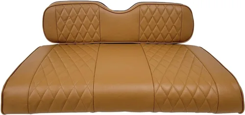 Vista 20 de Huskey Parts Company EZGO - Funda de asiento delantero naranja con costuras de diamante Medalist TXT 94-13, carrito de golf, 2 unidades naranja