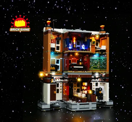 Vista 4 de Light kit for Lego 12 Grimmauld Place 76408(Lego Set is not included) (Sound Control)