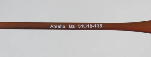 Vista 7 de Ghost Amelia - Gafas de diseño de medio borde para mujer estilo informal con estilo informal Ladrillobronce 51-18-135