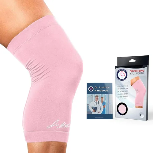 Vista 2 de Rodillera para mujeres desarrollada por médicos., M, Rosado, 1