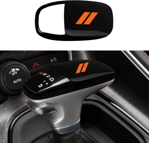 Vista 11 de Cubierta de la cabeza de la perilla de la palanca de cambios para Dodge Challenger Charger Accesorios 2015-2022 / Durango 2016-2023 ABS decoración
