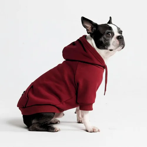Vista 119 de Spark Paws Sudadera con capucha para perro, suéter de primera calidad para perros pequeños, medianos y grandes Trajes cálidos para bulldogs