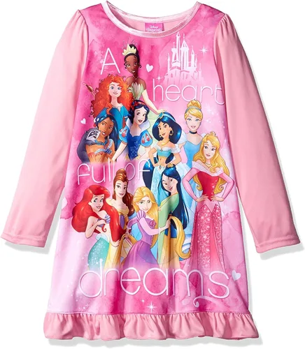 Vista 4 de Disney Pijama de manga larga para niñas de princesa