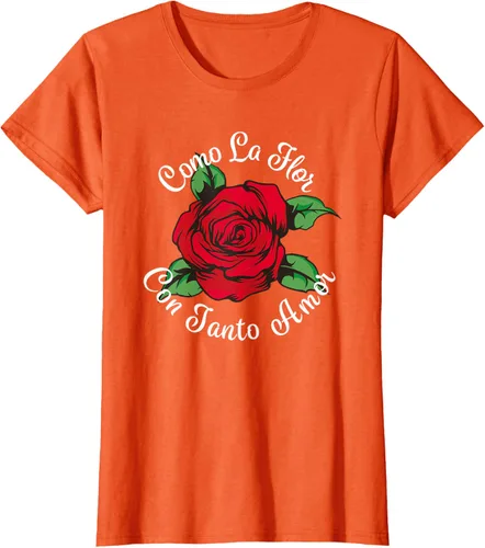 Vista 43 de Como La Flor - Bailar Cumbia - Mexican Rose Fiesta Regalo Camiseta Negro