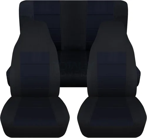 Vista 27 de Fundas para asientos de automóvil, Negro