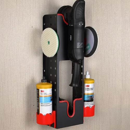 Vista 6 de Soporte de pared para pulido, pulidor rotativo para coche, organizador de detalles, organizador de detalles, estante de almacenamiento