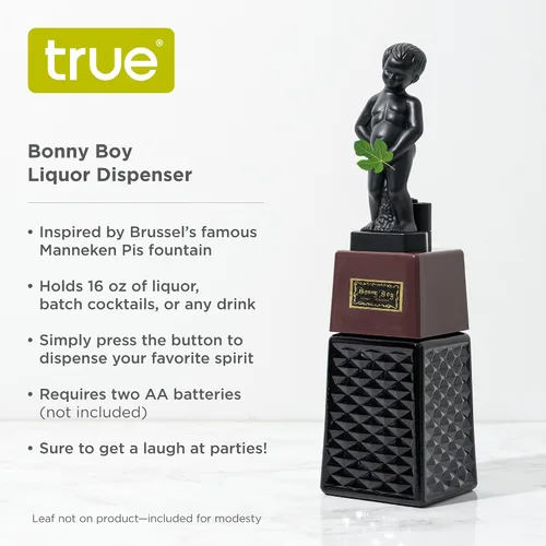 Vista 2 de True Bonny Boy Dispensador de Licor, Dispensador de Bebidas Novedoso para Whiskey, Bourbon, Vodka, Ginebra y Licores, Accesorios Divertidos