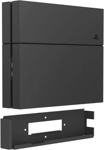 Vista 2 de Monzlteck Soporte de pared para PS4 original (modelo antiguo), cerca o detrás de TV, ahorro de espacio