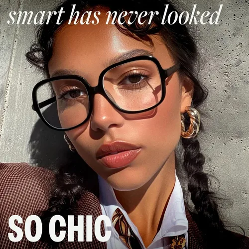 Vista 4 de miyya Blue Light Blocking Glasses for Women, Blue Light Glasses for Women Oversized Fashion Glasses