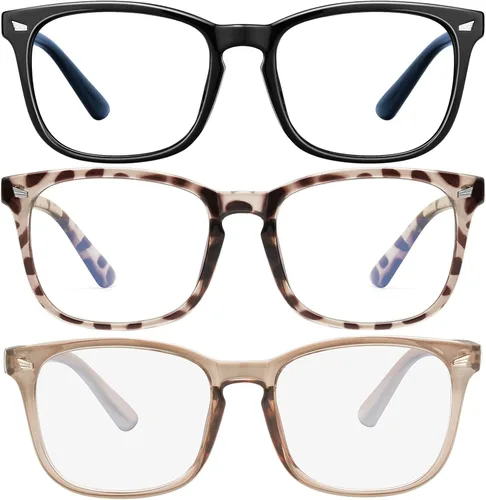 Vista 25 de hunsquer Gafas de luz azul para mujer/hombre