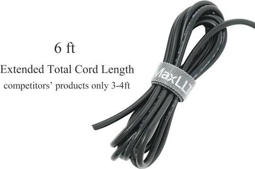 Vista 4 de MaxLLTo™ Cable cargador de repuesto para teclado Yamaha PSR-190 PSR-220 PSR-260 PSR-270 PSR-295