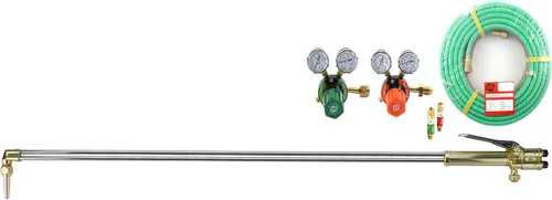 Vista 11 de SÜA - Antorcha de corte recto resistente de 21 pulgadas con cabezal de 90° - Compatible con ST900FC + punta de corte (propano)