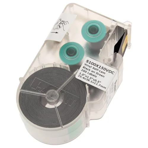 Vista 4 de Panduit S100X225VBC P1 Cassette Etiqueta autolaminada, vinilo, azul
