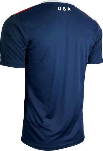 Vista 4 de Icon Sports Official Licensed US Soccer USMNT Youth Kids Game Day Shirts Athletic Active Training Game Tee Top