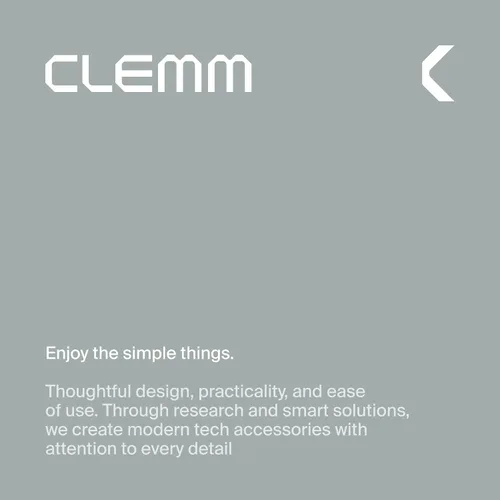 Vista 8 de Clemm Paquete de auriculares Ambience y cadena USB-A a tipo C