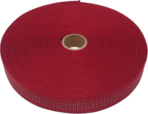 Vista 10 de GM CLIMBING - Cinta de correa tubular de nailon de 1 pulgada, certificada CE, UIAA, 4000 lb de alta resistencia para cuerda de rescate de escalada