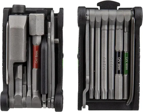 Vista 2 de Topeak Multiherramienta Alien X – Herramienta de reparación de bicicleta plegable de 34 funciones con alicates Master Link, rompedor de cadena
