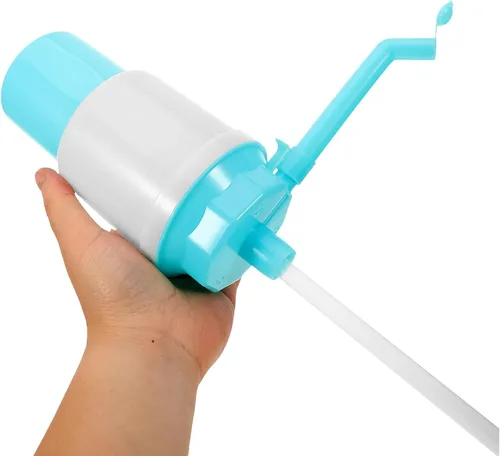 Vista 8 de jojofuny Bomba dispensadora de agua manual para botella de 1 galón, bomba de agua ligera portátil para acampar al aire libre, uso en casa y oficina