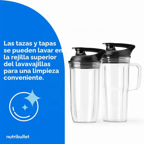 Vista 10 de NutriBullet Ultra Personal Blender NB50500, 32 onzas, Gris Gris metalizado