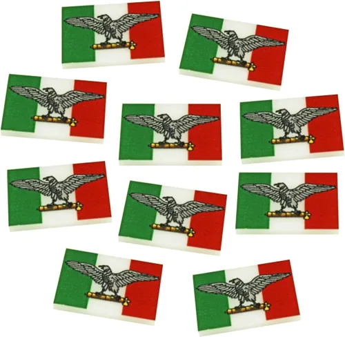 Vista 5 de LITKO Fichas de bandera de juego de guerra en miniatura de la Segunda Guerra Mundial Piezas de juego históricas Compatible con Bolt Action, Axis