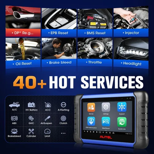 Vista 4 de Autel MaxiIM IM508S OBD II Scanner 2026 Herramienta de escaneo bidireccional con XP200
