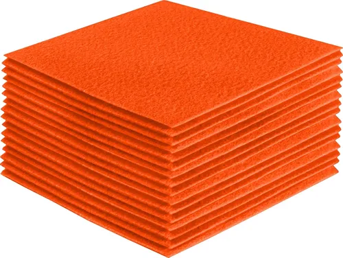 Vista 153 de FabricLA Hojas de fieltro acrílico para manualidades, cuadrados de fieltro precortados suaves de 4 x 4 pulgadas (3.9 in x 3.9 in), utiliza hojas