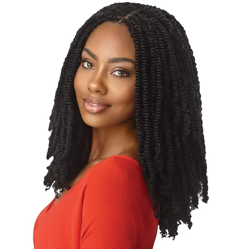 Vista 2 de X-Pression Braid Outre - Trenzas de ganchillo X-Pression Twisted Up 3X Springy Afro Twist de 16 pulgadas (paquete de 5, 1)