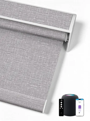 Vista 14 de SmartWings Persianas Enrollables Inteligentes Motorizadas con Filtro de Luz, Persianas Eléctricas con Control Remoto para Ventanas Compatibles