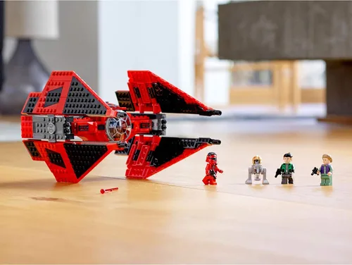 Vista 5 de LEGO Star Wars Resistance Major Vonreg's TIE Fighter 75240 Kit de construcción (496 piezas)