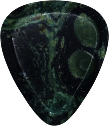 Vista 19 de Púa de Guitarra o Bajo de Piedra Amatista - Calibre Ultra Pesado de 3.0 mm - Forma 351 - Púa Exótica Artesanal de Gema Especial - 1 Paquete