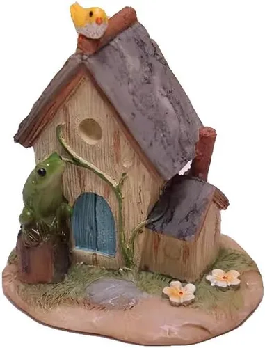 Vista 6 de Soporte para teléfono celular de rana de jardín de hadas en miniatura - Cool Frog