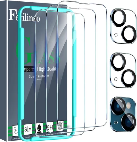 Vista 12 de Ferilinso [Instalación Automática de Polvo] Pack de 3 Protectores de Pantalla de Privacidad para Google Pixel 10 Pro XL, Accesorios Compatibles