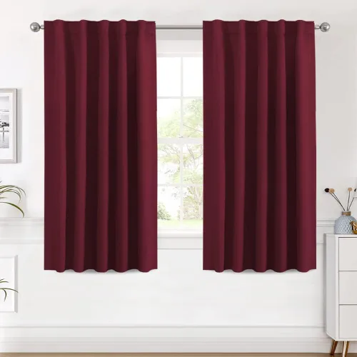 Vista 78 de H.VERSAILTEX Cortinas Opacas con Aislamiento Térmico, Paneles de Tratamiento de Ventanas que Oscurecen la Habitación, Cortinas Opacas para Sala