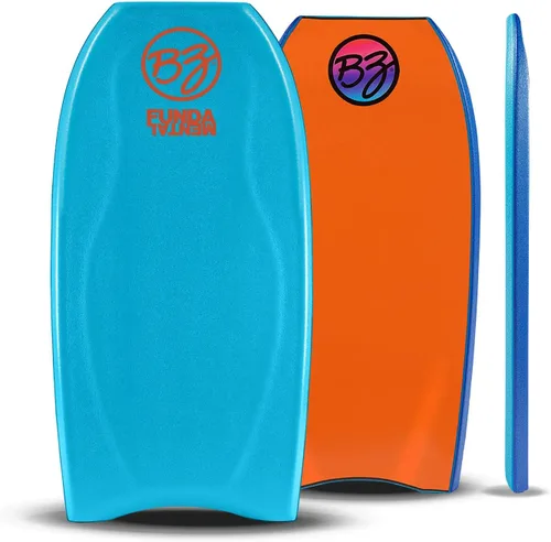 Vista 10 de BZ Bodyboards - Bodyboard fundamental - Pilotos avanzados - Zero-G Polypro Core - Surlyn Slick - Cubierta de celda H de 8 libras - Cola creciente