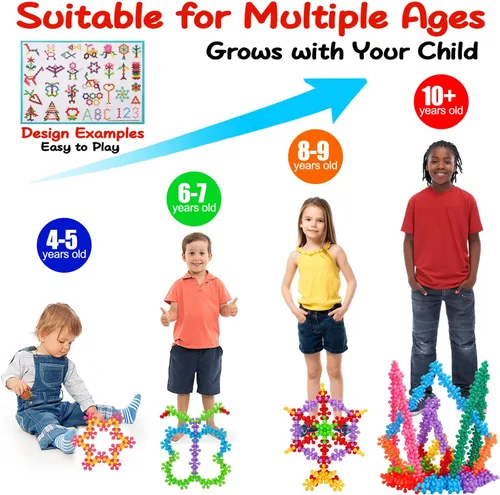 Vista 6 de Juguetes STEM de construcción para niños de 3, 4, 5, 6+ años, regalos