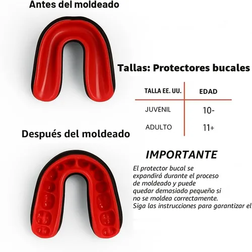 Vista 3 de Venum Protector bucal Challenger para niños - Con correa/Sin correa