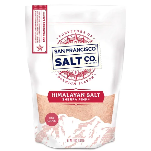 Vista 11 de Sherpa Pink Sal del Himalaya – Grano fino, 2 libras. Totalmente natural, sin gluten, sin aditivos Perfecto para cocinar y recetas diarias