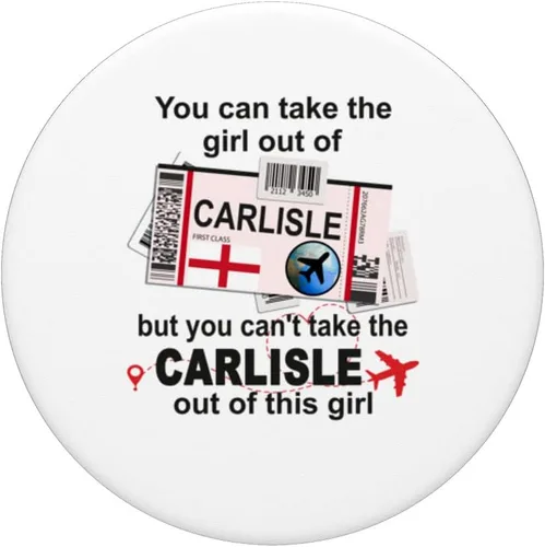 Vista 3 de Carlisle Girl - Carlisle Boarding Pass - Carlisle PopSockets Swappable PopGrip
