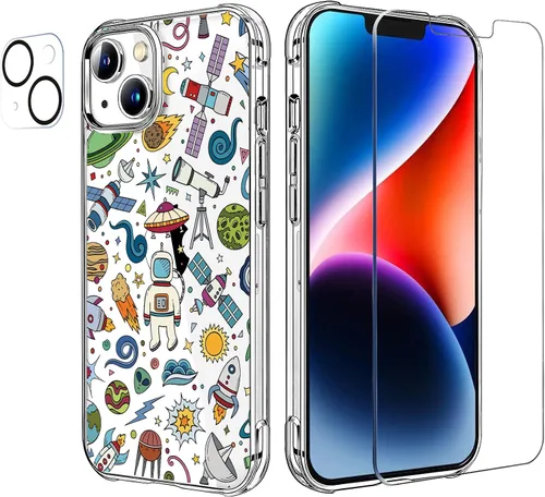Vista 32 de Funda transparente de girasol compatible con iPhone SE 2022 SE 2020 7 8, funda trasera floral para niñas y mujeres, funda protectora transparente