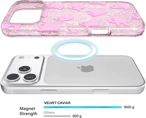 Vista 80 de VELVET CAVIAR Funda para iPhone 15, compatible con MagSafe, probada contra caídas de 10 pies, fundas protectoras de diseño, leopardo color rosa