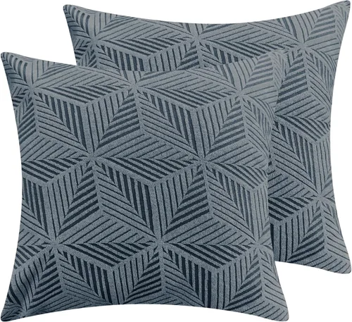 Vista 14 de YEMYHOM 1 Pieza Fundas Elásticas para Sofá de 3 Cojines, Funda de Sofá Jacquard con Parte Inferior Elástica Antideslizante, Funda Engrosada Azul