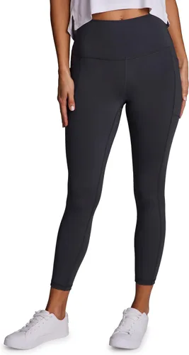 Vista 25 de RBX Leggings activos de cintura alta a prueba de sentadillas hasta el tobillo para mujer, leggings de yoga 7/8 con bolsillos 7/8 rojo polvoriento