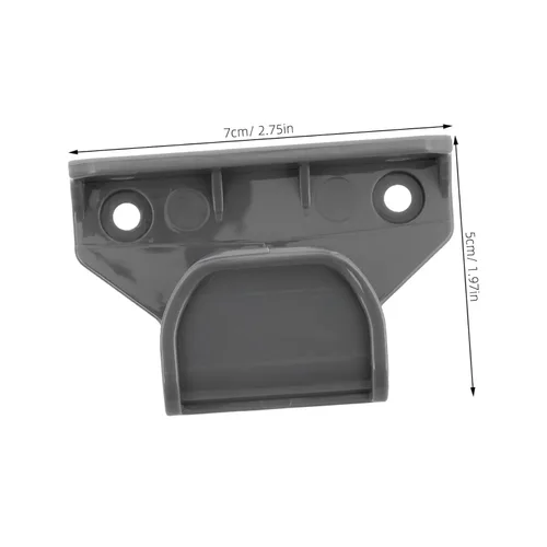 Vista 2 de DECHOUS Kit de herrajes para puerta retráctil, piezas de repuesto de barrera de seguridad de plástico con accesorios perforados, fácil instalación