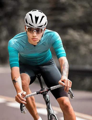 Vista 5 de INBIKE Maillot de ciclismo Pro Race Fit Bike Bike Bike Camisa Hombres Top Ligero Reflectante Secado Rápido