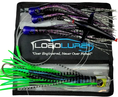 Vista 13 de Lobo Lures #200 Pelagic Magic Skipjack Hybrid Daisy Chain Marlin & Atún Trolling Señuelo Uretano Hecho en Estados Unidos