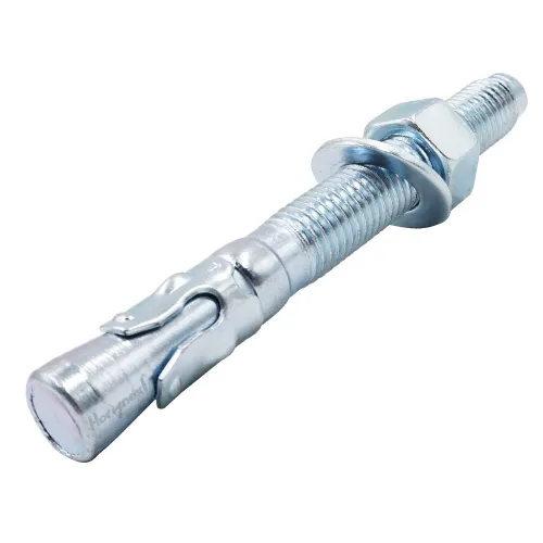 Vista 12 de Anclaje de cuña de 1/2" x 2-3/4", solo para cemento y hormigón, tornillos de acero al carbono galvanizados y pernos de retraso (10 unidades)