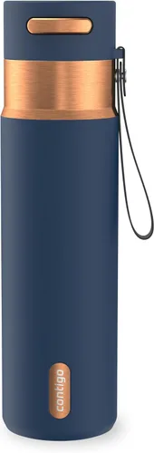 Vista 11 de Contigo Autoseal - Botella de agua de acero inoxidable con aislamiento al Terra Champagne