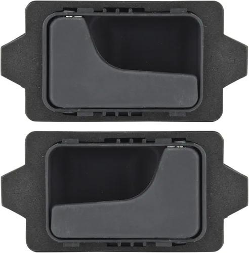 Vista 17 de TRQ Juego de 2 manijas de puerta interior trasera cromada y cachemira para Chevy GMC