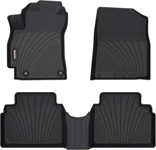 Vista 37 de Alfombrillas para todo tipo de clima y forro de carga para Volkswagen Atlas 2018-2026 (asientos de 6 pasajeros), juego completo de 3 filas